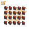 KCD1-104 10A 250V AC red color 4 pins DPDT small plastic rocker switches pack of 100pcs